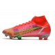 Nike Mercurial Superfly VIII Elite FG Carmesi Plateado Metalizado