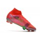 Nike Mercurial Superfly VIII Elite FG Carmesi Plateado Metalizado