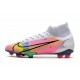 Zapatillas Nike Mercurial Superfly VIII Elite FG Blanco Multicolored