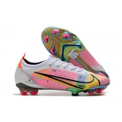 Nike Mercurial Vapor XIV Elite FG Blanco Platino Rosa