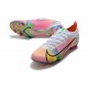 Nike Mercurial Vapor XIV Elite FG Blanco Platino Rosa