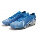 Botas de Fútbol Nike Mercurial Vapor XIII Elite FG Azul Blanco