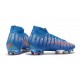 Nike Mercurial Superfly 7 Elite FG Botas de fútbol Azul Rojo