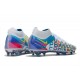 Nike Botas Nuevo Phantom GT Elite DF 3D FG - Blanco Azul Rosa Amarillo