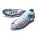 Nike Botas Nuevo Phantom GT Elite DF 3D FG - Blanco Azul Rosa Amarillo