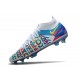 Nike Botas Nuevo Phantom GT Elite DF 3D FG - Blanco Azul Rosa Amarillo