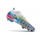 Nike Botas Nuevo Phantom GT Elite DF 3D FG - Blanco Azul Rosa Amarillo