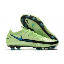 Nike Phantom GT Elite FG Botas de fútbol para terreno Verde Azul Negro