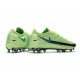 Nike Phantom GT Elite FG Botas de fútbol para terreno Verde Azul Negro