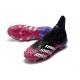 Botas de Fútbol adidas Predator Freak FG Negro Blanco Rosa