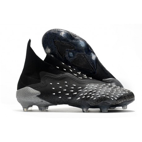 Botas de Fútbol adidas Predator Freak FG Negro Gris Blanco