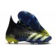 Botas Fútbol adidas Predator Freak FG Azul Negro Blanco Amarillo Solar