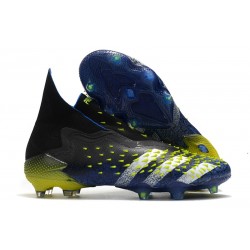 Botas de Fútbol adidas Predator Freak FG Azul Negro Blanco Amarillo Solar