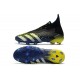 Botas Fútbol adidas Predator Freak FG Azul Negro Blanco Amarillo Solar