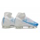 Zapatillas Nike Mercurial Superfly VIII Elite FG Blanco Azul