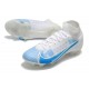 Zapatillas Nike Mercurial Superfly VIII Elite FG Blanco Azul