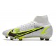 Nike Mercurial Superfly VIII Elite FG Blanco Negro Metálico Plateado