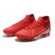 Nike Mercurial Superfly 7 Elite FG Botas de fútbol Rojo Blanco