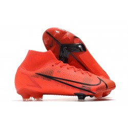 Zapatillas Nike Mercurial Superfly VIII Elite FG Rojo Negro