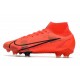 Zapatillas Nike Mercurial Superfly VIII Elite FG Rojo Negro