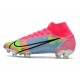 Zapatillas Nike Mercurial Superfly VIII Elite FG Rosa Azul Amarillo