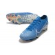 Botas de Fútbol Nike Mercurial Vapor XIII Elite FG Azul Blanco