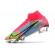 Zapatillas Nike Mercurial Superfly VIII Elite FG Rosa Azul Amarillo