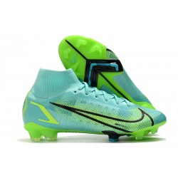 Nike Bota Mercurial Superfly 8 Elite FG Turquesa Lima