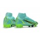 Nike Bota Mercurial Superfly 8 Elite FG Turquesa Lima