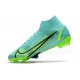 Nike Bota Mercurial Superfly 8 Elite FG Turquesa Lima