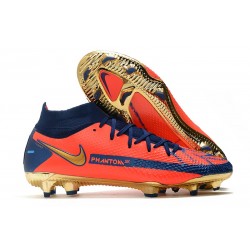 Nike Phantom GT Elite DF FG Naranja Oro Azul