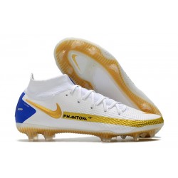 Nike Phantom GT Elite DF FG Blanco Oro Azul