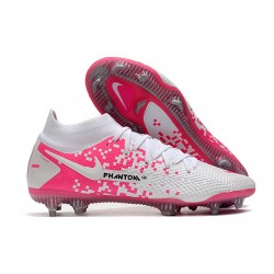 Nike Phantom GT Elite DF FG Blanco Rosa