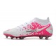 Nike Phantom GT Elite DF FG Blanco Rosa