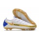 Zapatillas Nike Phantom GT Elite FG Blanco Oro Azul