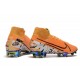 Nike Mercurial Superfly 7 Elite FG Botas de fútbol Naranja Blanco