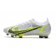 Nike Mercurial Vapor XIV Elite FG Blanco Negro Metálico Plateado