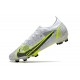 Nike Mercurial Vapor XIV Elite FG Blanco Negro Metálico Plateado