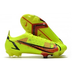 Nike Mercurial Vapor XIV Elite FG Volt Carmesí Negro