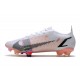 Nike Mercurial Vapor 14 Elite FG Blanco Negro Metálico Plateado