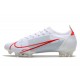 Nike Mercurial Vapor 14 Elite FG Blanco Rojo