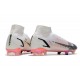 Nike Bota Mercurial Superfly 8 Elite FG Blanco Negro Carmesí