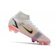 Nike Bota Mercurial Superfly 8 Elite FG Blanco Negro Carmesí