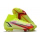 Nike Bota Mercurial Superfly 8 Elite FG Volt Carmesí Negro