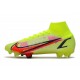 Nike Bota Mercurial Superfly 8 Elite FG Volt Carmesí Negro