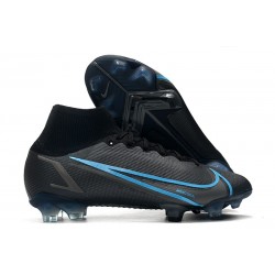 Nike Bota Mercurial Superfly 8 Elite FG Negro Gris Hierro