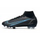 Nike Bota Mercurial Superfly 8 Elite FG Negro Gris Hierro