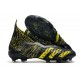 Botas de Fútbol adidas Predator Freak FG Negro Amarillo