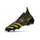 Botas de Fútbol adidas Predator Freak FG Negro Amarillo