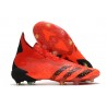 Botas de Fútbol adidas Predator Freak FG Rojo Negro Rojo Solar Botas de Fútbol adidas Predator Freak FG Rojo Negro Rojo Solar